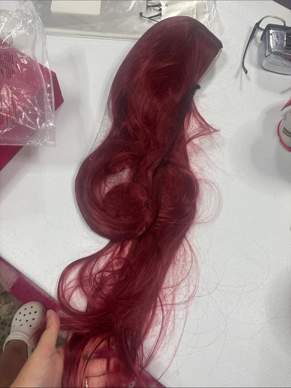 Red wig